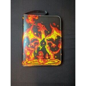 Trading Card Collection Binder Charmander and Squirtle Evolution Pokemon